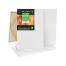 Stretched Canvas | Pack of 5 | 24 x 36 Inches | Blank White Canvases