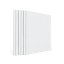 Stretched Canvas | Pack of 6 | 24 x 30 Inches | Blank White Canvases | 100% Cotton | 8 oz Gesso-Primed