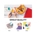 Felt Fabric Sheets | Set of 50 | 8.3 x11.8 inches | Assorted Stiff Felt Squares