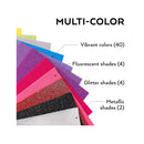 Felt Fabric Sheets | Set of 50 | 8.3 x11.8 inches | Assorted Stiff Felt Squares