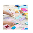 Pastel Felt Fabric Sheets | Set of 50 | 8.3 x 11.8 inches | 5 Colors