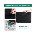 96 PCS Rotary Cutter Kit,45mm Fabric Cutter Set with 5 Blades | Cutting Mat | Patchwork Ruler | Carving Knife