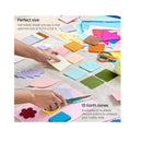 Felt Fabric Sheets | Set of 50 | 8.3 x 11.8 inches | 10 Earth Tones