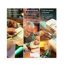 Felt Fabric Sheets | Set of 50 | 8.3 x 11.8 inches | 10 Earth Tones