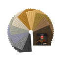 Felt Fabric Sheets | Set of 50 | 8.3 x 11.8 inches | 10 Brown & Gray Colors
