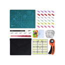 146 Pcs Rotary Cutter Set for Fabric | 45mm Rotary Cutter Tool Kit with Cutting Mat | Tape Measure | Carving Knife