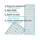 Rotary Cutter Set | Quilting Kit incl | 45mm Fabric Cutter | 5 Replacement Blades