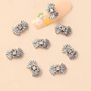 10 Pcs Nail Charms 3D Bow Nail Art Charms Alloy Gems For Nails DIY Art Decorations Supplies