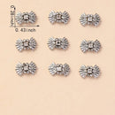 10 Pcs Nail Charms 3D Bow Nail Art Charms Alloy Gems For Nails DIY Art Decorations Supplies