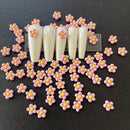 20 Pcs 3D Flower Nail Charms For Acrylic Nails | Nail Charms With Flowers Shape | Nail Art Decorations Supplies Accessories