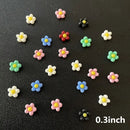 20 Pcs 3D Flower Nail Charms For Acrylic Nails | Nail Charms With Flowers Shape | Nail Art Decorations Supplies Accessories