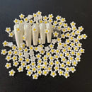 20 Pcs 3D Flower Nail Charms For Acrylic Nails | Nail Charms With Flowers Shape | Nail Art Decorations Supplies Accessories