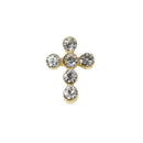 10 Pcs Punk Shiny Cross Nail Art Gemstones | 3D Nails Art Accessories | For Nail Decoration | Manicure Diy Home And Salon