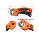 Rotary Cutter Kit | 45mm Rotary Cutter Tool Kit with 5 Extra Blades | Cutting Mat | Patchwork Ruler | Precision Knife