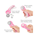 Headley Tools Rotary Cutter Set | 45mm Fabric Cutter | 5 Replacement Rotary Blades | A3 Cutting Mat