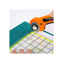 Rotary Cutter Kit | 45mm Rotary Cutter Tool Kit with 5 Extra Blades | Cutting Mat | Patchwork Ruler | Precision Knife