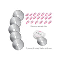 Headley Tools Rotary Cutter Set | 45mm Fabric Cutter | 5 Replacement Rotary Blades | A3 Cutting Mat