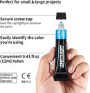 FIXSMITH Acrylic Paint, Set of 12 Colors/Tubes (0.41 oz, 12 ml) with Storage Box | Non Fading, Non Toxic Paints for Artists & Kids