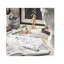 Disposable Fountain Pens | Pack of 12 | Medium 0.9-mm Nib | Smooth-Writing Quick-Drying Black Ink Pen