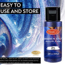 Iridescent Acrylic Paint, Set of 16 Chameleon Colors 60ml 2 OZ Bottles, High Viscosity Shimmer Paint, Non-Toxic and Fade-Resistant