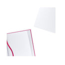 Dotted Journals | Set of 2 | 6 x 8 Inches | 96 Sheets Each | Acrylic Pouring Design and Dark Pink