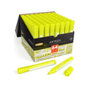 Yellow Highlighters | Pack of 64 | Wide Chisel Tip Markers | Bulk Pack of Colored Highlighter Markers