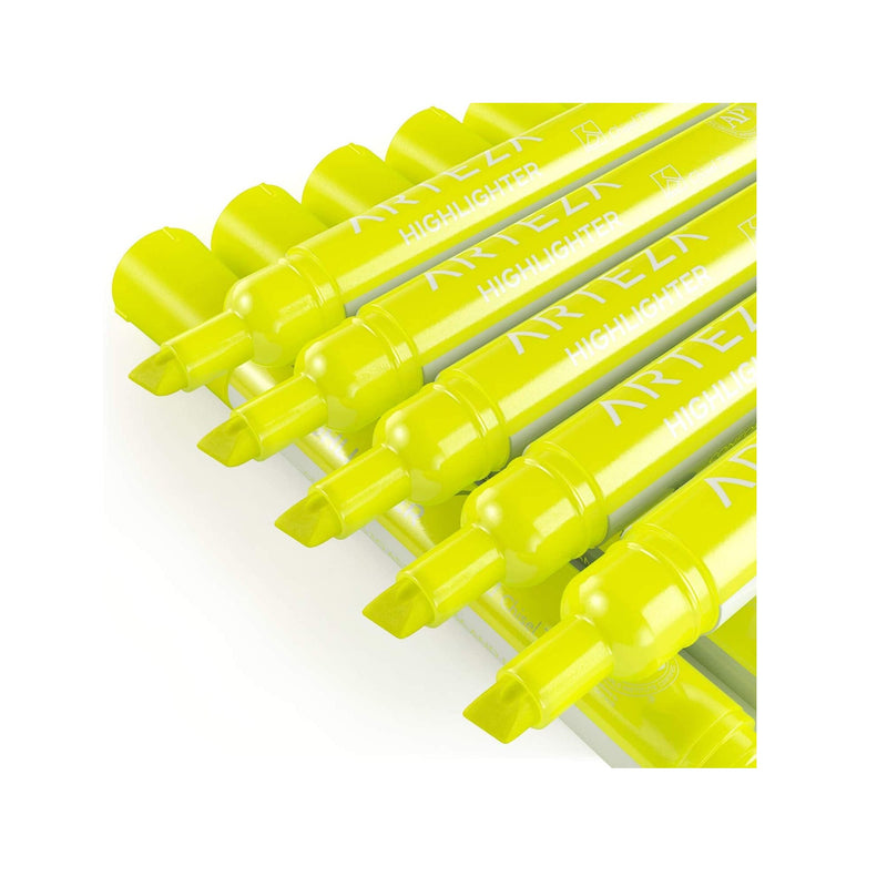 Yellow Highlighters | Pack of 64 | Wide Chisel Tip Markers | Bulk Pack of Colored Highlighter Markers