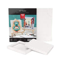 Watercolor Paper Foldable Canvas Pad | 100% Cotton Pulp | Folded Size 7x8.6 Inches | 10 Sheets
