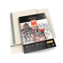 Mixed Media Sketchbooks | Pack of 2 | 9 x 12 Inches | 60-Sheet Drawing Pads | 110lb/180gsm Acid-Free Paper