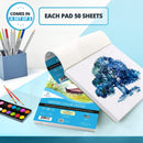 Bellofy 2X Watercolor Paper Pads 9x12 in | Watercolor Sketchbook Journal with Cold Press Watercolor Paper Finish | 130 IB 190 GSM