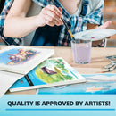 Bellofy 2X Watercolor Paper Pads 9x12 in | Watercolor Sketchbook Journal with Cold Press Watercolor Paper Finish | 130 IB 190 GSM