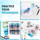 Bellofy 2X Watercolor Paper Pads 9x12 in | Watercolor Sketchbook Journal with Cold Press Watercolor Paper Finish | 130 IB 190 GSM