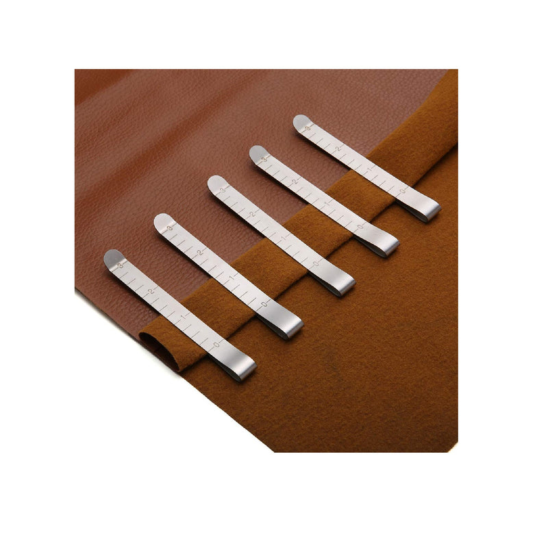 Sewing Clips Set of 20 Stainless Steel Hemming Clips 3 Inches Measurement Ruler Quilting Supplies