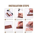 Wokape 153Pcs Screw Back Studs and Spikes Kit with Tools | Gold Mixed Shape Screw Back Bullet Cone Studs and Spikes Rivet Kit