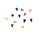 240 Set Colorful Bullet Cone Spikes 10mm Punk Metal Screw Back Rivets for Handbag  Belt Shoes  DIY Leather Craft Findings