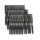 Permanent Markers | 40 Black Pens | 2-mm Line | 4.2-mm Ultra-Fine Tip | Quick-Drying