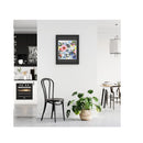 Paint by Numbers Kit | Modern Flowers Canvas Painting Kit with 1 Canvas Panel | 12 Acrylic Paint Pots