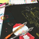 Pentel Sparkle Pop Metallic Gel Pen | 1.0mm Bold Line, Assorted Colors | Pack of 8 (K91BP8M)