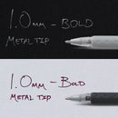 Pentel Sparkle Pop Metallic Gel Pen | 1.0mm Bold Line, Assorted Colors | Pack of 8 (K91BP8M)