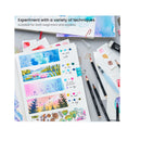 Real Brush Pens | Set of 12 | Pastel Tones | Blendable Watercolor Markers and 1 Water Brush