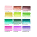 Real Brush Pens | Set of 12 | Magic Tones | Blendable Watercolor Markers and 1 Water Brush