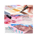 Real Brush Pens | Set of 12 | Portrait Tones | Blendable Watercolor Markers and 1 Water Brush