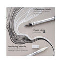 Acrylic Paint Markers | Pack of 12 | White Long-Lasting Acrylic Paint Pens