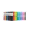 Colored Gel Pens | Pack of 24 | 10 Vintage and 14 Vibrant Colors | Fine 0.7 mm Tip