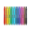 Colored Gel Pens | Pack of 24 | 10 Vintage and 14 Vibrant Colors | Fine 0.7 mm Tip