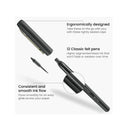 Black Felt Tip Pens | Pack of 12 | 1.0–1.5 mm Fiber Tip