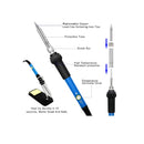 Wood Burning Kit 95pcs | West Bay Soldering Pyrography Pen with Adjustable On-Off Switch Control Temperature Wood Burning Tool