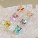 3D Butterfly Nail Charms Crystals Rhinestones | Butterfly Nail Art Jewelry Decorations Butterflies Charms Gems Design For Nail Art Supplies