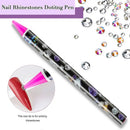 Rhinestone Nail Art Decoration | Nail Rhinestones With Rhinestone Picker Dotting Wax Pen Tweezer Pencil Sharpener Set | Punk Gothic Fashion