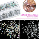 Rhinestone Nail Art Decoration | Nail Rhinestones With Rhinestone Picker Dotting Wax Pen Tweezer Pencil Sharpener Set | Punk Gothic Fashion